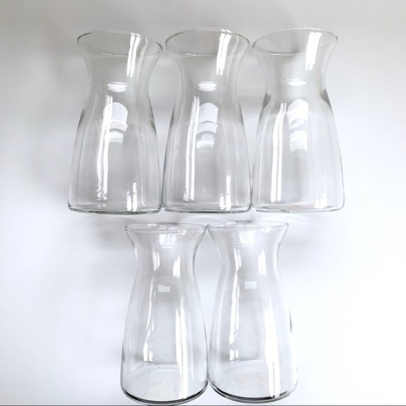 3/$25 NWT Hobby Lobby 5 Clear Glass Floral Vases